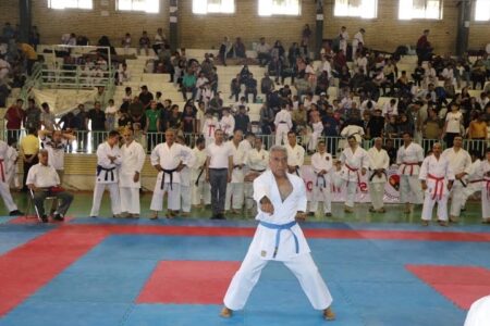 مسابقات کاراته قهرمانی کشور به میزبانی شهرستان اسکو برگزار شد