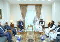 دیدار وزیر خارجه طالبان با کاظمی قمی