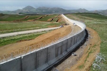 تکمیل ۹۶ کیلومتر از دیوار مرزی ترکیه با ایران