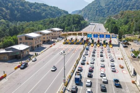 عوارض آزادراه تهران-شمال افزایش یافت