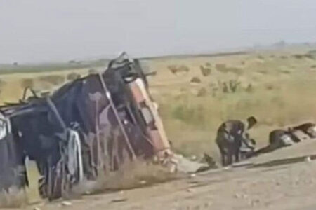 سانحه برای اتوبوس زائران ایرانی در جاده سامرا