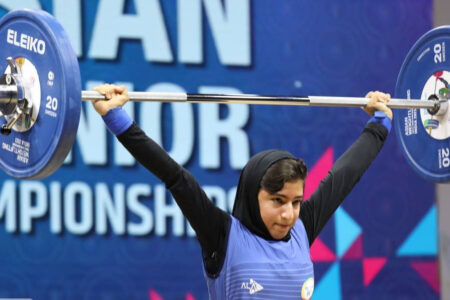 رکوردشکنی دختر وزنه‌بردار ایرانی در قاره کهن
