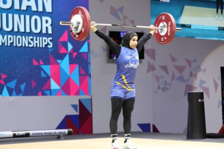 ۴ مدال دختران نوجوان و جوان ایران در وزنه‌برداری قهرمانی آسیا