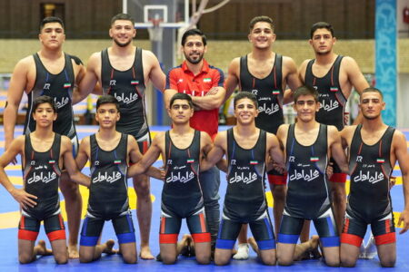 تیم ملی کشتی آزاد نوجوانان ایران قهرمان جهان شد