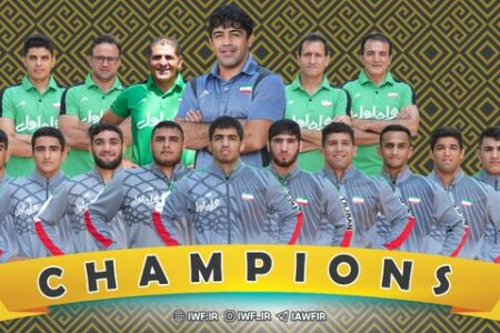 تیم ملی کشتی فرنگی جوانان ایران قهرمان جهان شد