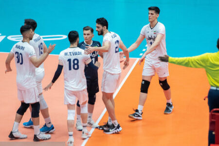 دومین برد والیبال ایران در قهرمانی آسیا