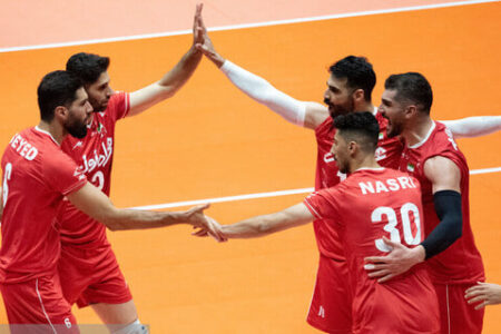 صعود والیبالیست‌های ایران به نیمه‌نهایی آسیا