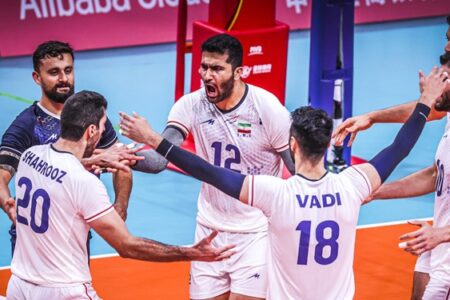 بازی‌های آسیایی| صعود مقتدرانه والیبال ایران به فینال