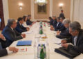 دیدار رئیس سازمان انرژی اتمی ایران و رئیس روس اتم