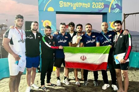 قهرمانی تیم ملی کشتی ساحلی ایران در مسابقات جهانی