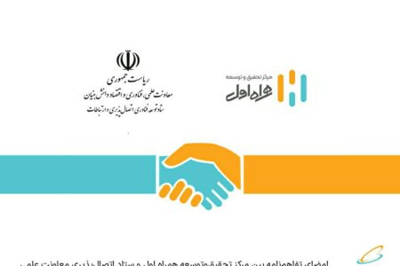 امضای تفاهم‌نامه بین مرکز تحقیق‌وتوسعه همراه اول و ستاد اتصال‌پذیری معاونت علمی