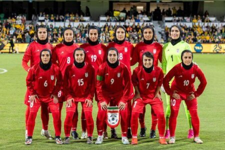 تساوی زنان فوتبالیست ایران و چین‌تاپیه