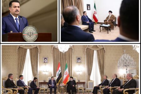 در سومین ملاقات با آیت‌الله رئیسی؛ السودانی از پشت تریبون ایران چه گفت؟