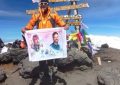 یک ایرانی با پای مصنوعی بلندترین کوه آزاد جهان را فتح کرد