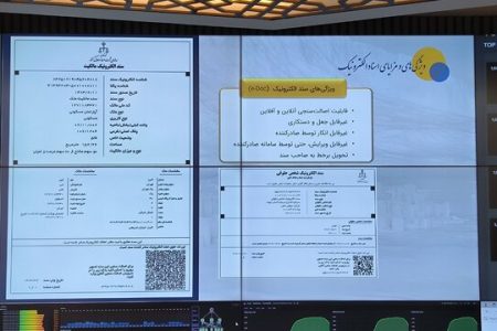 سند الکترونیک مالکیت افتتاح شد.