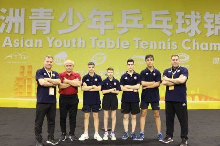تاریخ‌سازی پینگ‌پنگ نوجوانان ایران در آسیا