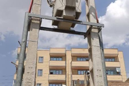 افزایش ظرفیت ترانسفورماتور پستهای هوایی بادامزار با  پستهای هوایی بادامزار