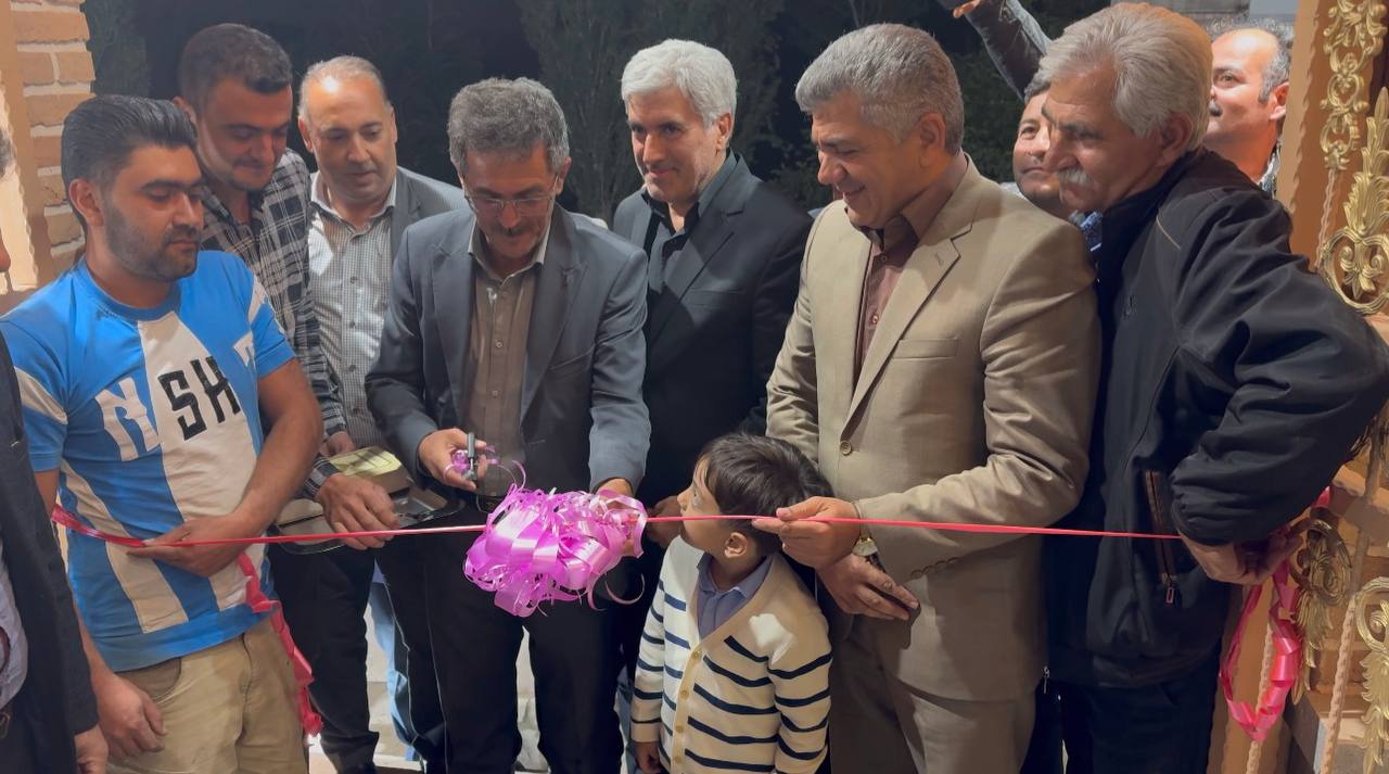 مدیر کل امور روستایی آذربایجان شرقی در مراسم افتتاح مجتمع اقامتی، تفریحی و خدماتی چشمه‌لَر روستای عنصرود