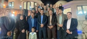 اهالی و دهیاران روستای گردشگری عنصرود در مراسم افتتاح مجتمع اقامتی با حضور مدیر کل امور روستایی آذربایجان شرقی