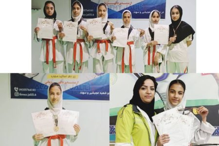 درخشش بانوان تکواندوکار شهرستان اسکو با ۵ مدال رنگارنگ در مسابقات استانی نونهالان